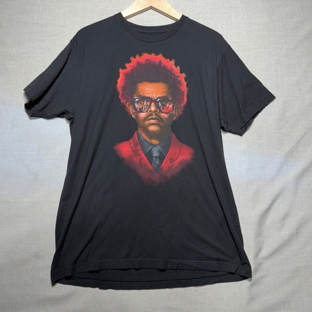 Universal Studios Halloween Horror Nights 2022 Shirt Mens L Black The Weeknd